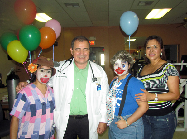 Dr. Mario Sanchez and his staff join the fun on Children’s Day
