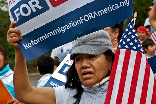  As immigration reform is debated in Washington, D.C., polling finds a majority in Texas wants something done, including a path to citizenship. Photo: Sasha Y. Kimel/TNS.