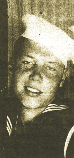 Seaman First Class John Cleburne Humphrey at age 18 in 1944.