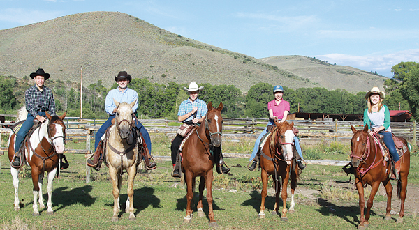 Remember the TV series Bonanza? Get ready for Hughesanza. Colton Hughes, 12, (middle rider) lived the dream of riding through rivers and across valleys in the Rocky Mountains at the Bar Lazy J Guest Ranch in Colorado. He won this week-long vacation for his family through the RGV Children’s Arts Festival. The festival is now accepting entries for next year’s vacation. 