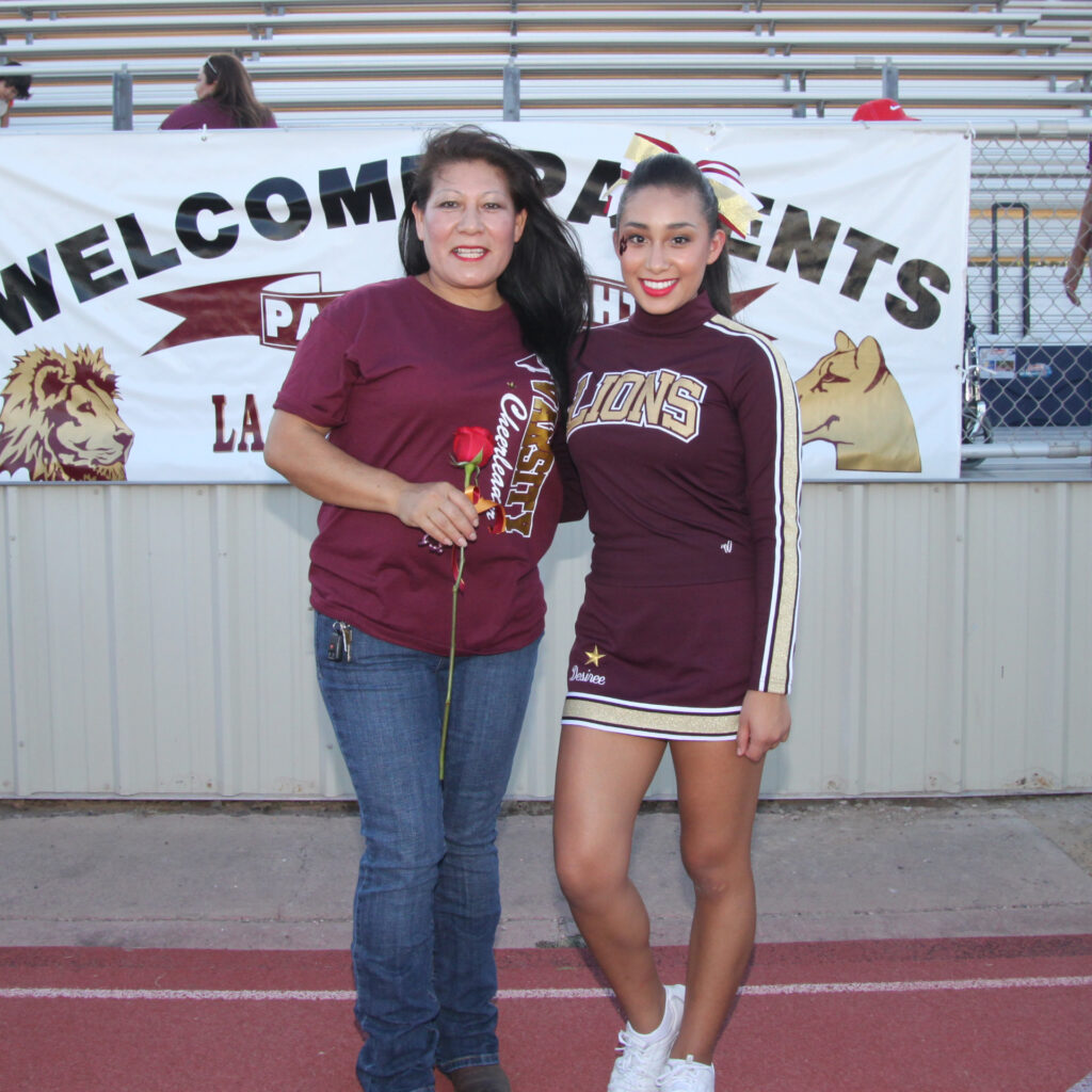 Desiree Perez and her mother.