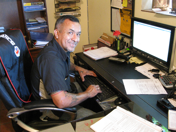 Master Mechanic Julio Avila recommends preventive maintenance to all  his customers.   