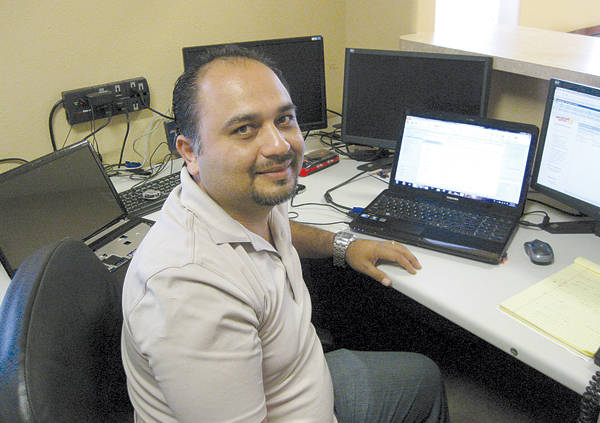 Abid Castaneda, Computer Systems Analyst. Photo: Bill Keltner/LFN.