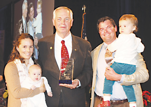 Sam and Shannon Sparks honored as Outstanding Young Farmer & Rancher