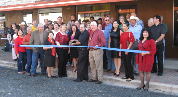 City officials and friends attended the official ribbon-cutting ceremony.
