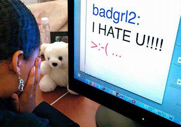 More than half of teens surveyed for the Pew Research Internet Project said they'd observed instances of cyber-bullying. Photo courtesy www.bullyingeducation.org.