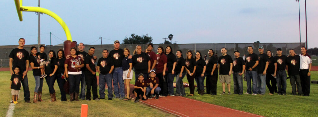 The La Feria High School Class of 1995 attended the Lions Football game on Friday night, September 19th. as part of their 20 year reunion weekend. (click to enlarge)
