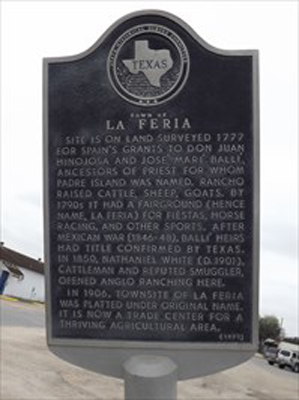 La Feria’s Historical Marker