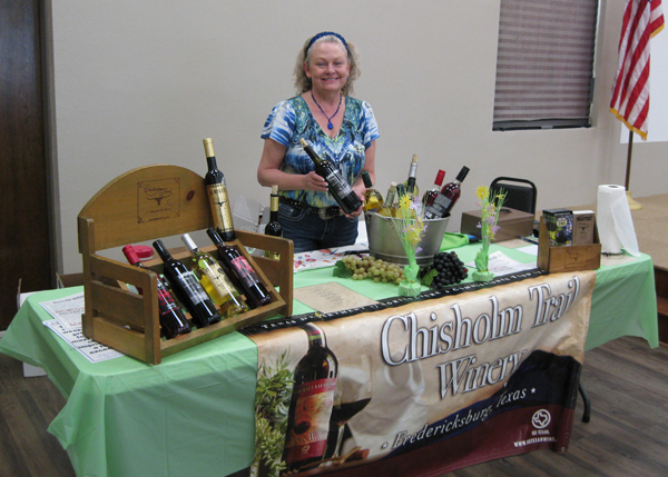 Paula Williamson of Chisholm Trail Winery of Fredericksburg