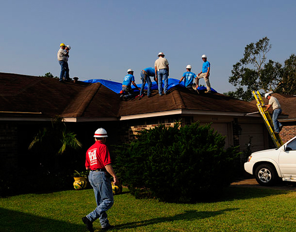 Critics of SB 1628 say consumers are being squeezed out in a legal fight between the insurance industry and trial lawyers over the payment of claims dealing with hail-damaged roofs and other storm-related losses. Photo: Courtesy of Federal Emergency Management Agency.