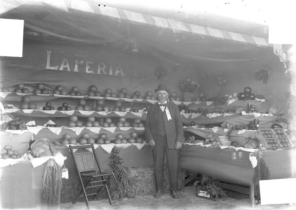 Fruit stand in La Feria at the early part of the century. Photo: Robert Runyon Photograph Collection/The Center for American History and General Libraries, University of Texas at Austin Click to enlarge.