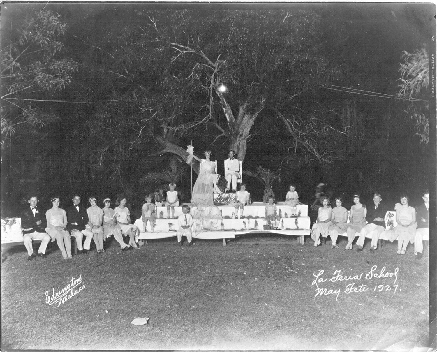 A photo dated 1927 and marked La Feria High. Possibly a Homecoming photo or Spring Carnival. Photo: LFN Archive