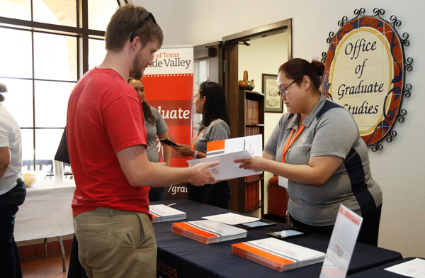 More than 70 UTRGV students attended graduate orientation Aug. 26 on the Brownsville Campus, shown here. Graduate orientation on the Edinburg campus was Aug. 27, with more than 200 students attending. Photo: Ann Jacobo/UTRGV