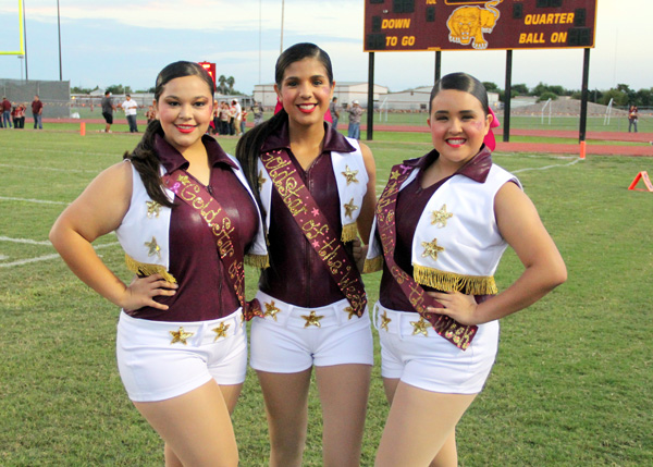 Gold Stars of the Week, left to right: Brittany Tamez, Kassandra Morales, Leigh Solis. Photo: David Briones/LFCISD