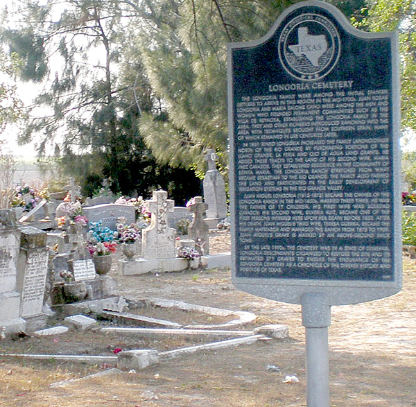The Longoria family was one of the first settlers to move to this area in the mid-1700’s. Although they settled in Santa Maria and are buried in Bluetown, their story is one that is directly related not only to La Feria’s history but the history of the Rio Grande Valley.