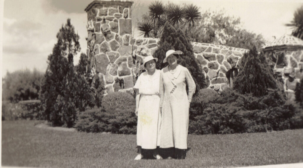 Mother and Mrs. Lipscomb In Texas